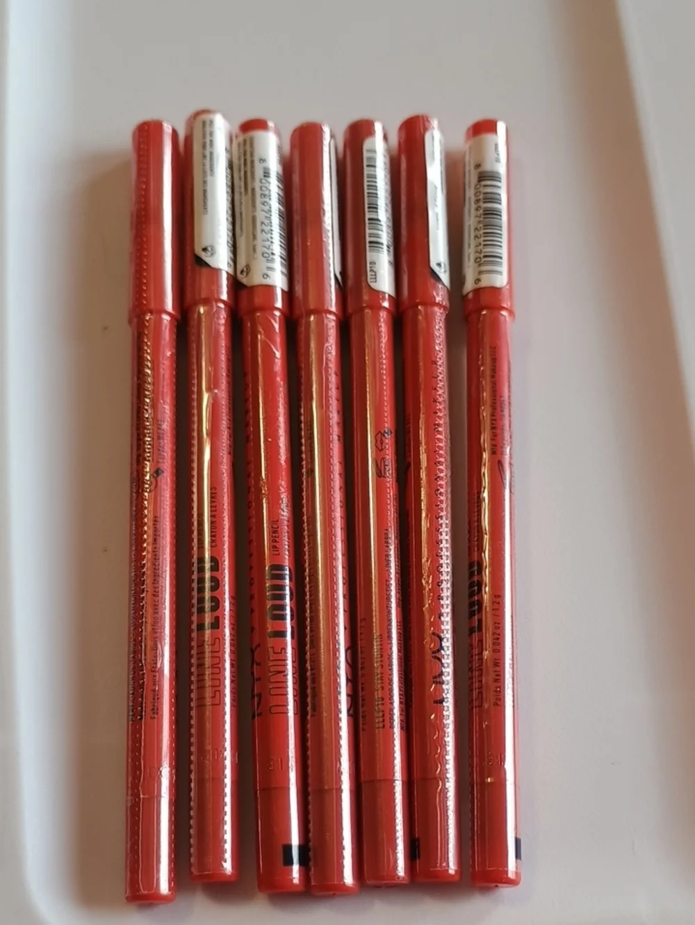 7 x NYX Professional Makeup Line Loud Lip Liner Stay Stunnin'
